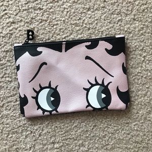 Betty Boop Bag Black Sequin Back 7 1/2X 4 3/4 New
